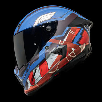 Ruroc Atlas 4.0 Carbon Helmet - Marvel’s Captain America